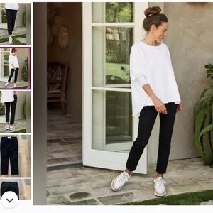 Frank and Eileen Wicklow Black Denim Jeans-Size 12